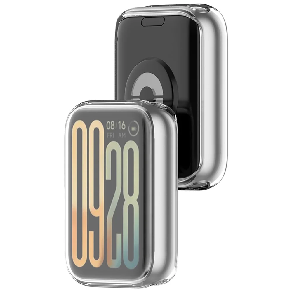 ﻿ حافظة حماية ناعمة من مادة البولي يوريثان الحراري للشاشة الشاملة حافظة ممتصة للصدمات لهاتف MiBand 9Pro ملحقات الساعة الذكية المضادة للخدش