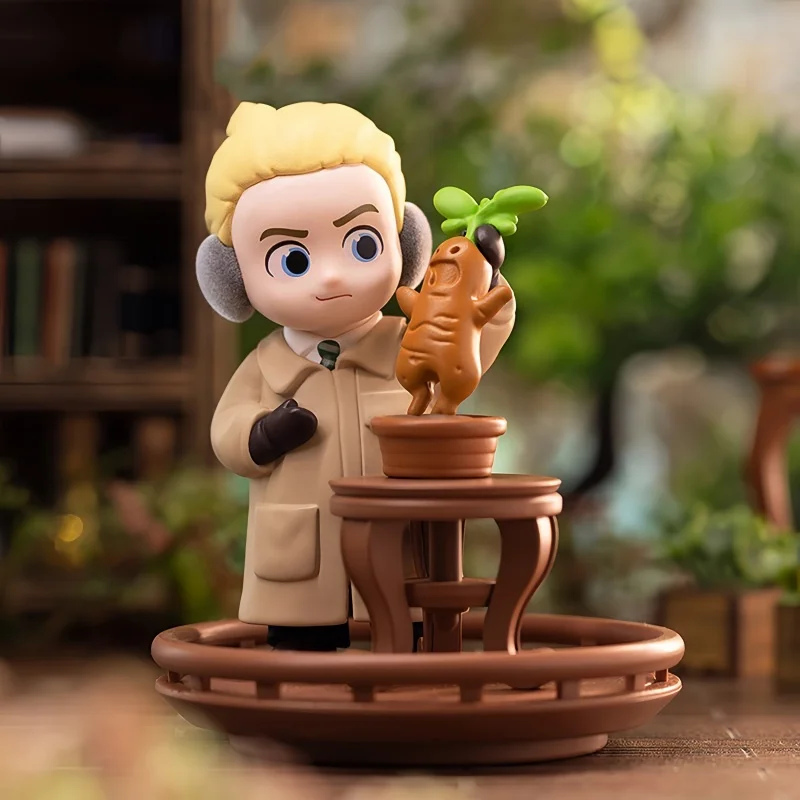 Autentyczna figurka Harry'ego Pottera z Hogwartu, Hermione, magiczny pojedynek, blind box, PVC |   Oryginalne opakowanie w zestawie Kolekcjonerska zabawka