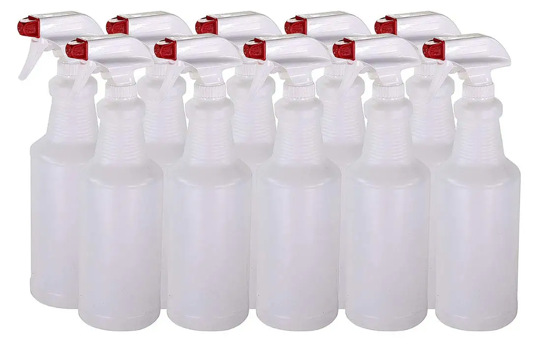 Plastic Spray Bottles Leak Proof Technology Empty 32 oz Pack of 78 Made in USA