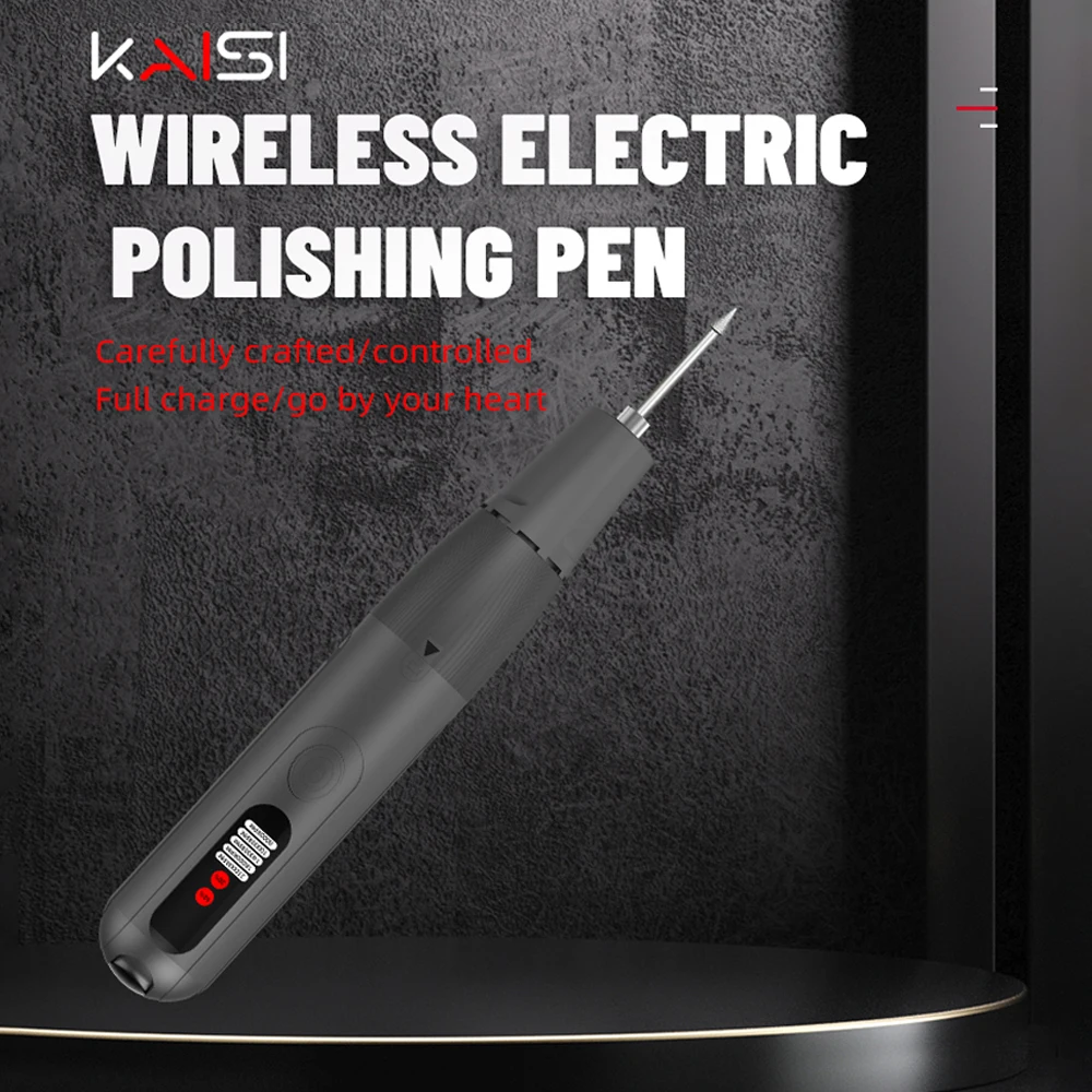 Kaisi EG160 Portable Grinding Pen Jewelry Electric Engraving Pen Type-C Rechargeable 60W 23000RPM Grinding Craft Polishing Tools