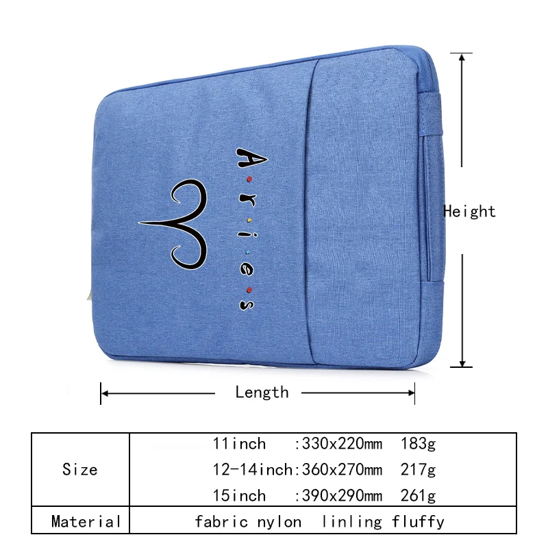 Universal Laptop Sleeve Bag 11 13 14 15 15.6 Inch PC Cover for MacBook Air Pro Ratina Xiaomi Huawei Samsun  kawaii laptop bag