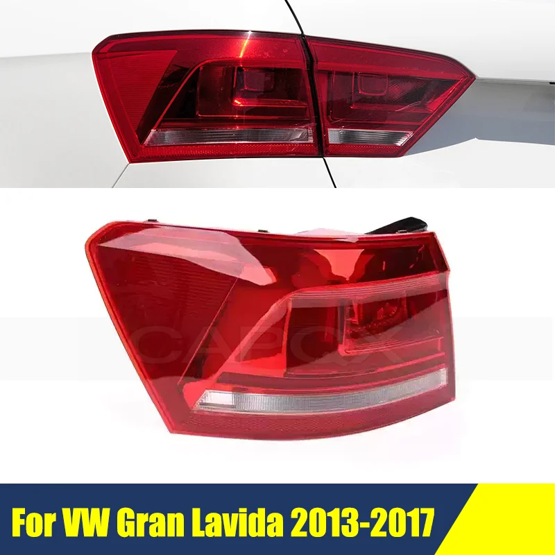 

Outer Rear Bumper Tail Light Tail Lamp For VW Gran Lavida 2013-2017 Lamp Taillights Taillamps Brake Light