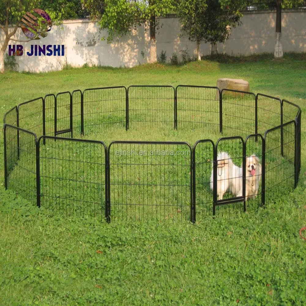 16pcs Pet Dog Cat Barrier Fence Exercise Metal PlayPen