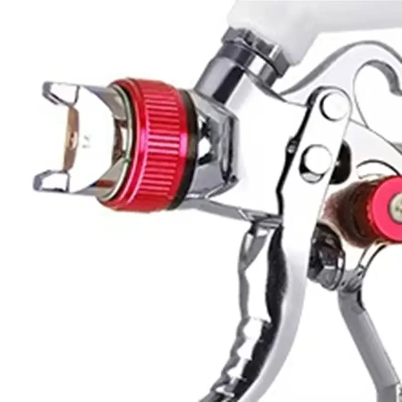 AB13-HVLP Spray Gun For Car Painting Tool 1.7/2.0Mm Nozzle Gravity Airbrush 600Ml No Clean Disposable Measuring Cup