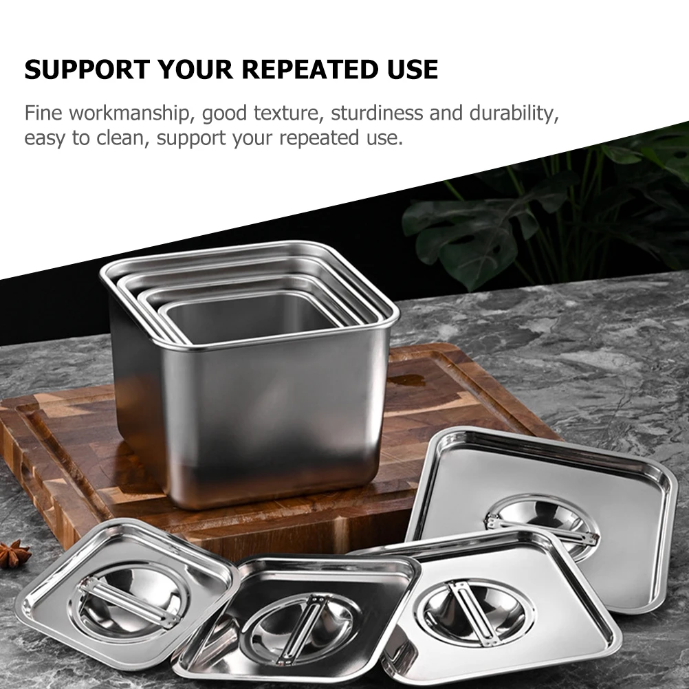

Stainless Steel Spice Jar Condiment Containers Seasoning Canister Sugar Salt Organizer Kitchen Gadget Storage Pot