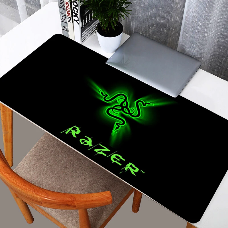منصات الماوس RAZER ماوس الوسادة ألعاب جهاز كمبيوتر شخصي كبير 900x400 XXL حصيرة مكتبية لوحة المفاتيح أنيمي الألعاب اكسسوارات ماوس السجاد