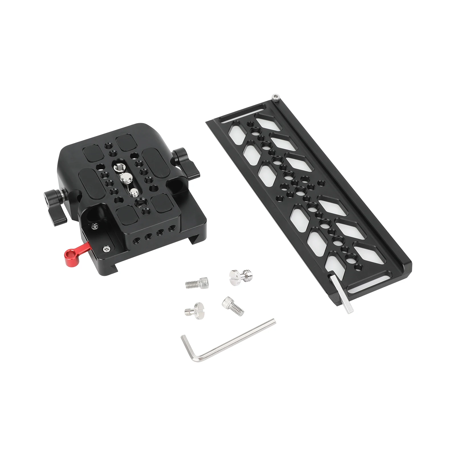 HDRig 8" ARRI standaard zwaluwstaartplaat en 15 mm LWS-grondplaat, duurzame camerabeugel voor filmische opnamen, compatibel met Sony