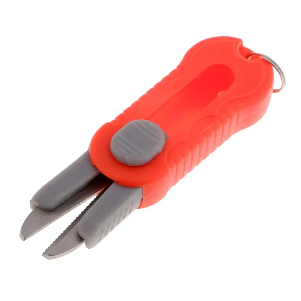 Durable Plastic Tube Cutter and Fishing Zinger Set Fly Fishing Retractor for Camping and Hiking
