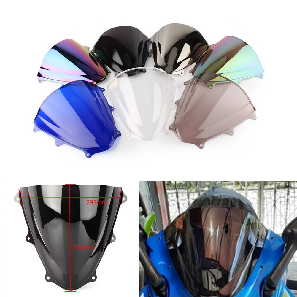 

Защитный экран для мотоцикла с двойными пузырьками для Suzuki GSXR 600 750 GSXR600 GSXR750 2011-2017 2018 K11