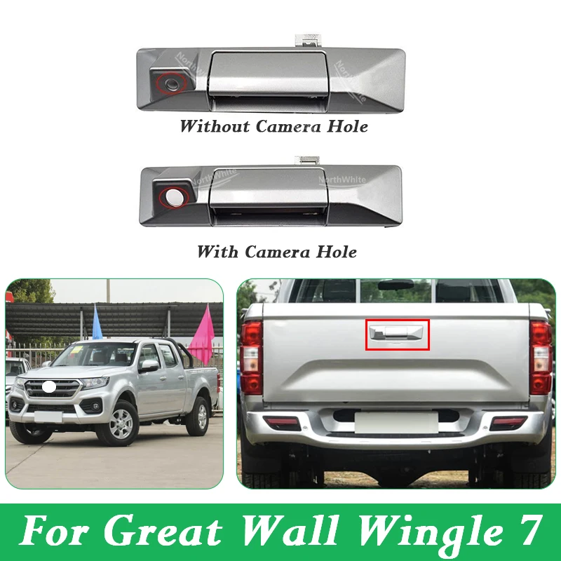 

Tailgate Handle For GWM Great Wall Wingle 7 2018-2022 Back Door Outer Handle with Camera Hole