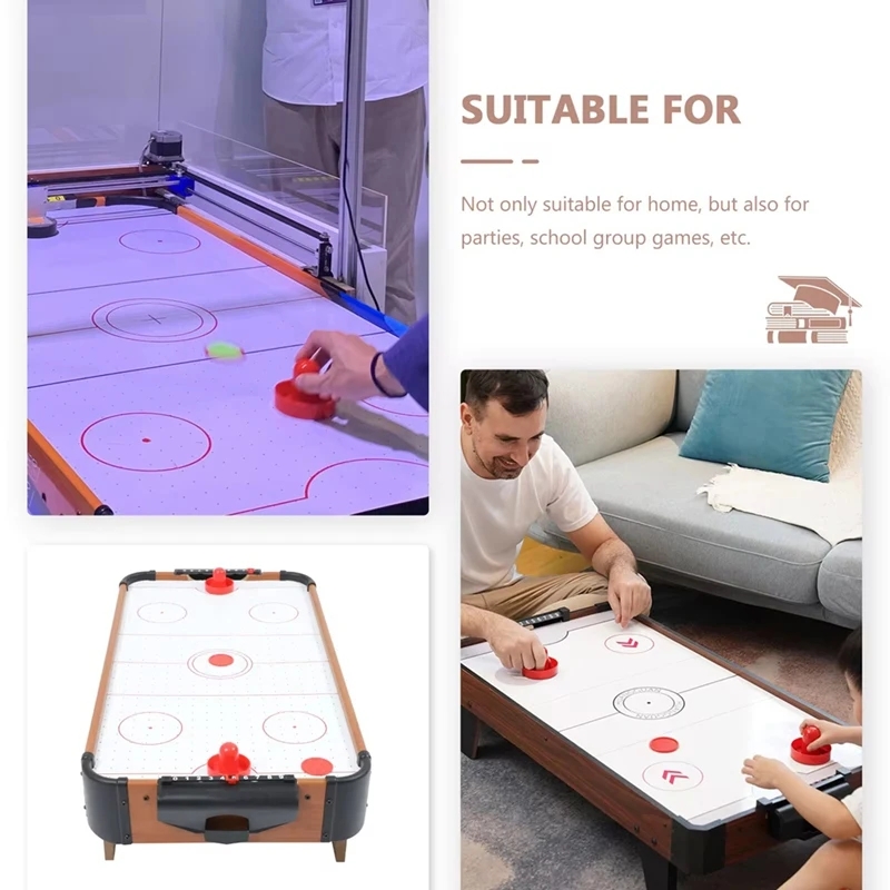 

Ice Hockey Table Wooden Tabletop Toy With Children Competition Funny Mini Playset Ice Hockey Game For Kids & Adults