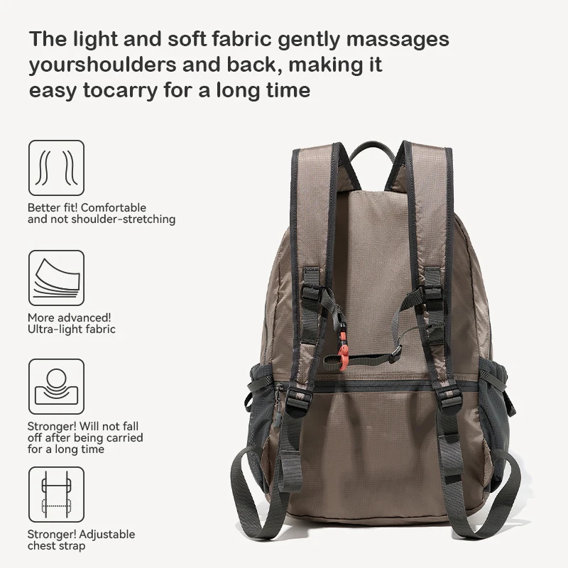 Volunteer 15L Travel Backpack for Men Hiking Camping Climbing Backpack Man Waterproof Oxford Cloth Backpack Schoolbag 1857-07