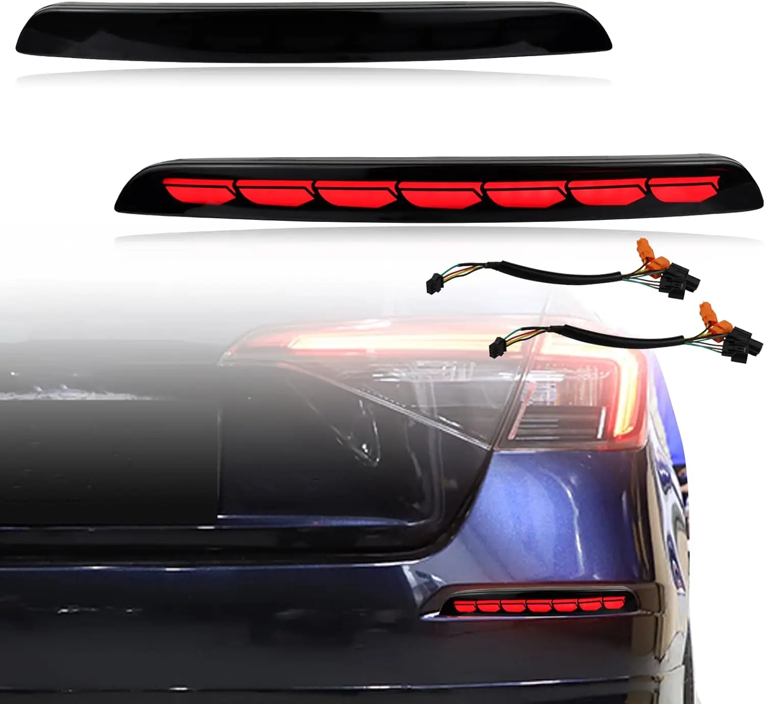 

Smoked LED Rear Lights for Honda Civic 11th 2021-2023 LX EX Touring - Plug & Play