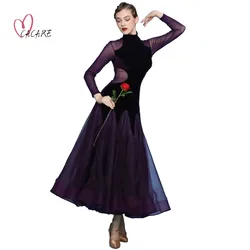 Ballroom Modern Dance Dress Aesthetic Clothes Waltz Stage Costume Competition Dresses Tango Flamenco Standard Evening Dress 2115