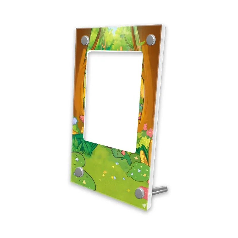 أنيمي بوكيمون Sv11 AR Snivy بطاقة عرض حالة تمديد الفن عالق الطوب أنيمي جمع بطاقة تمديد اللوحة رف شاشة