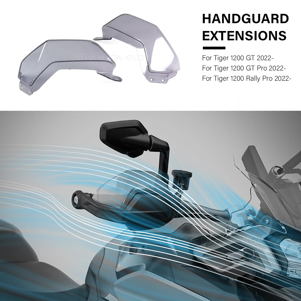 Handle Bar Guard Cover For Tiger 1200 Rally Pro GT Pro TIGER1200 GT 2022 - Motorcycle Handguard Extensions Hand guards Shield