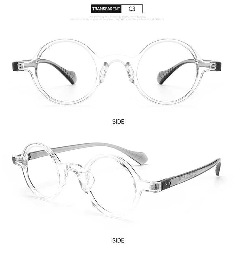 2024 neue Japanische Vintage Große runde Rahmen Acetat Brille Rahmen Männer Brillen Rahmen Frauen Luxus Marke Brillen – Detail 8