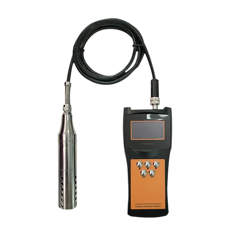 Portable tuning fork density meter, hydrometer, concentration meter, alcohol slurry, ethanol, liquid sulfur, handheld online