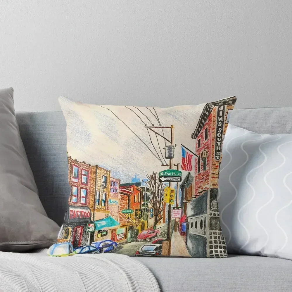 

South Street Throw Pillow Sofas Covers bed pillows Sofa Pillow Cover Rectangular Cushion Cover pillow