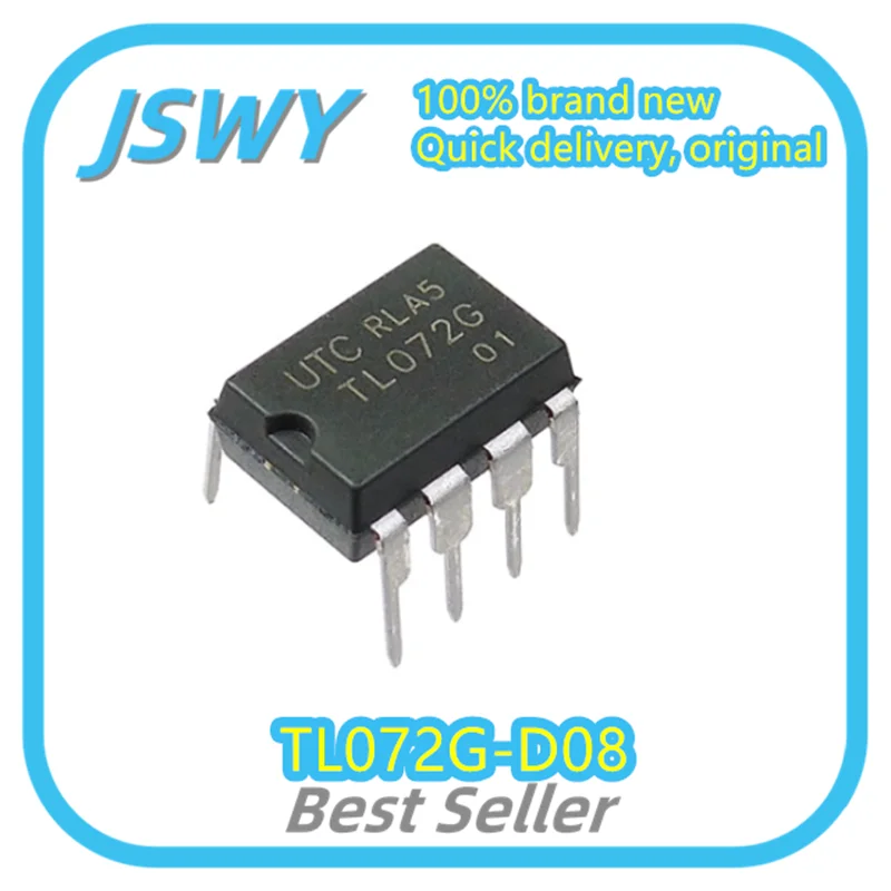 

(10/100pcs) TL072G-D08 TL072G DIP-8 Integrated Circuit IC Original Stock Bulk Inventory