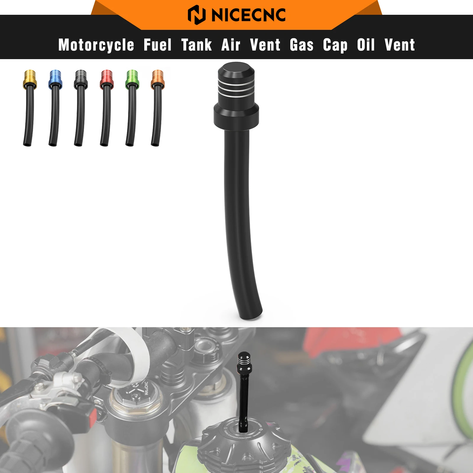 Motorrad ATV Kraftstoff Tank Air Vent Gas Kappe Öl Vent Für Honda CRF250R CRF450R Yamaha YZ 125 YZ 250 Yamaha Raptor 700 Polaris RZR