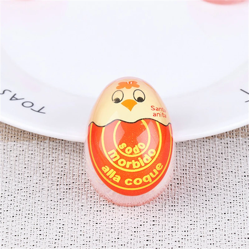 Egg Timer Color Changing Timer Yummy Soft Hard Boiled Eggs Cooking Kitchen Eco-Friendly Resin Egg Timer Cooking Tools Gadgets