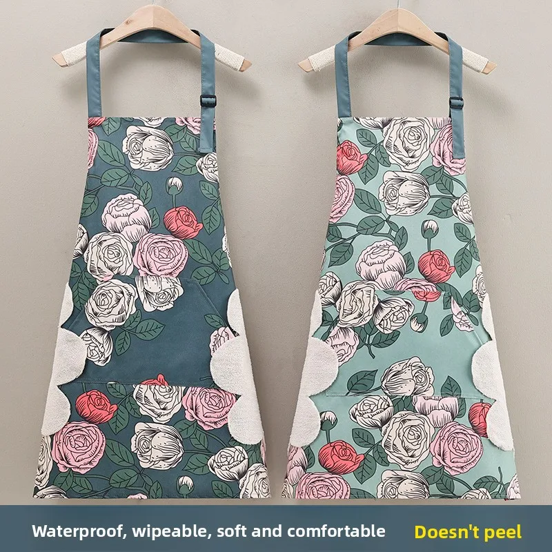 

The New Apron Waterproof Oil-proof Film Does Not Peel Off The Household Kitchen Can Be Adjusted Resistant To Dirt and Thickened.