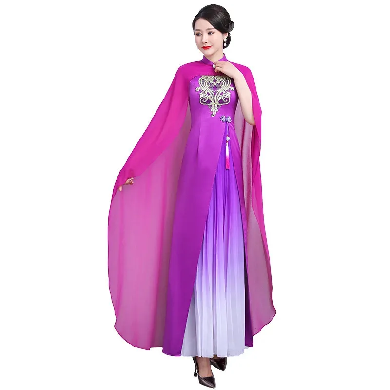 2025 22 S-5XL Style Qipao Sexy Women Plus Size Cheongsam Vintage Classic Chinese Dress Dragon And Phoenix Long Vestidos