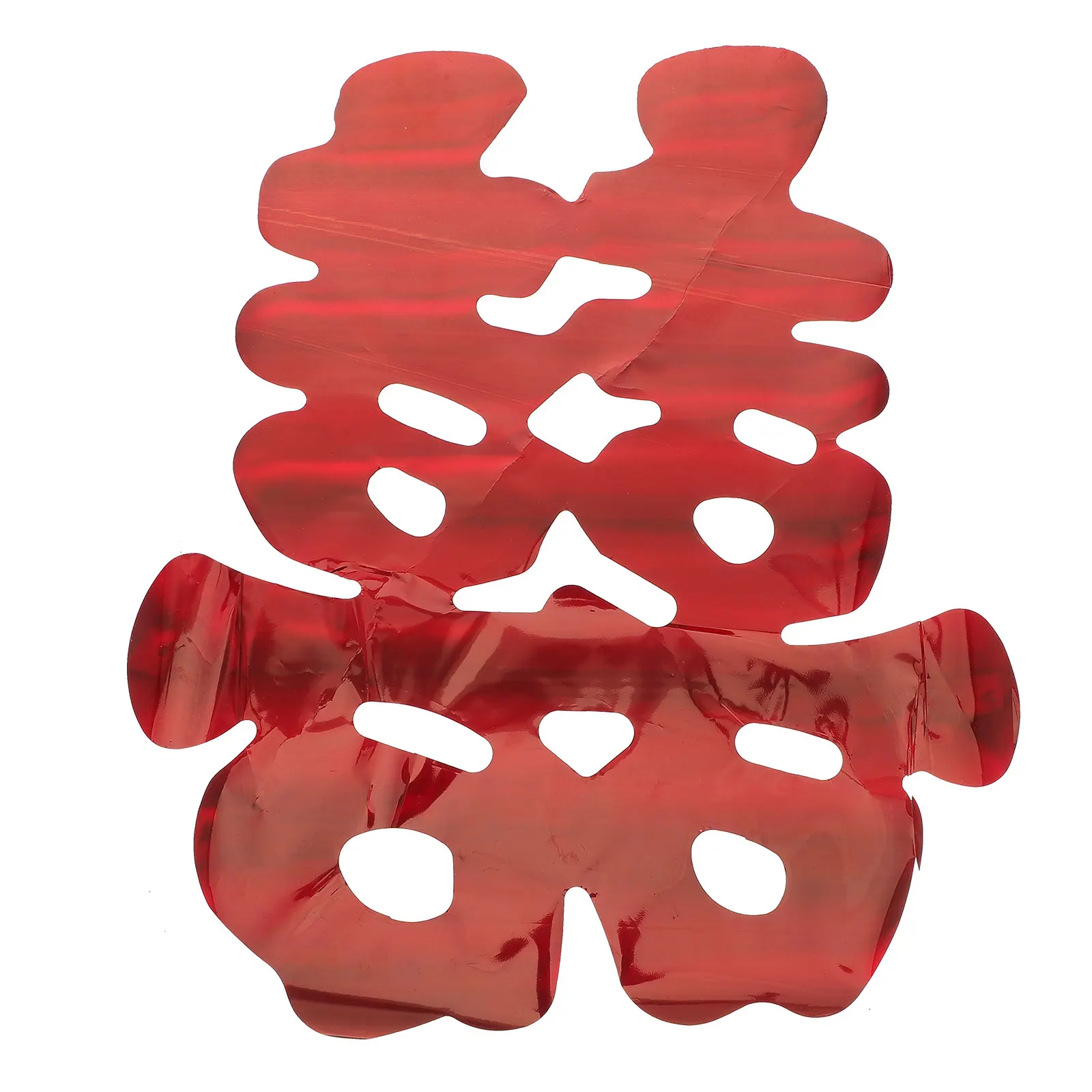 

100pcs Red Sticker Chinese Wedding Decor New House Wall Art Plastic Material Durability Practicality