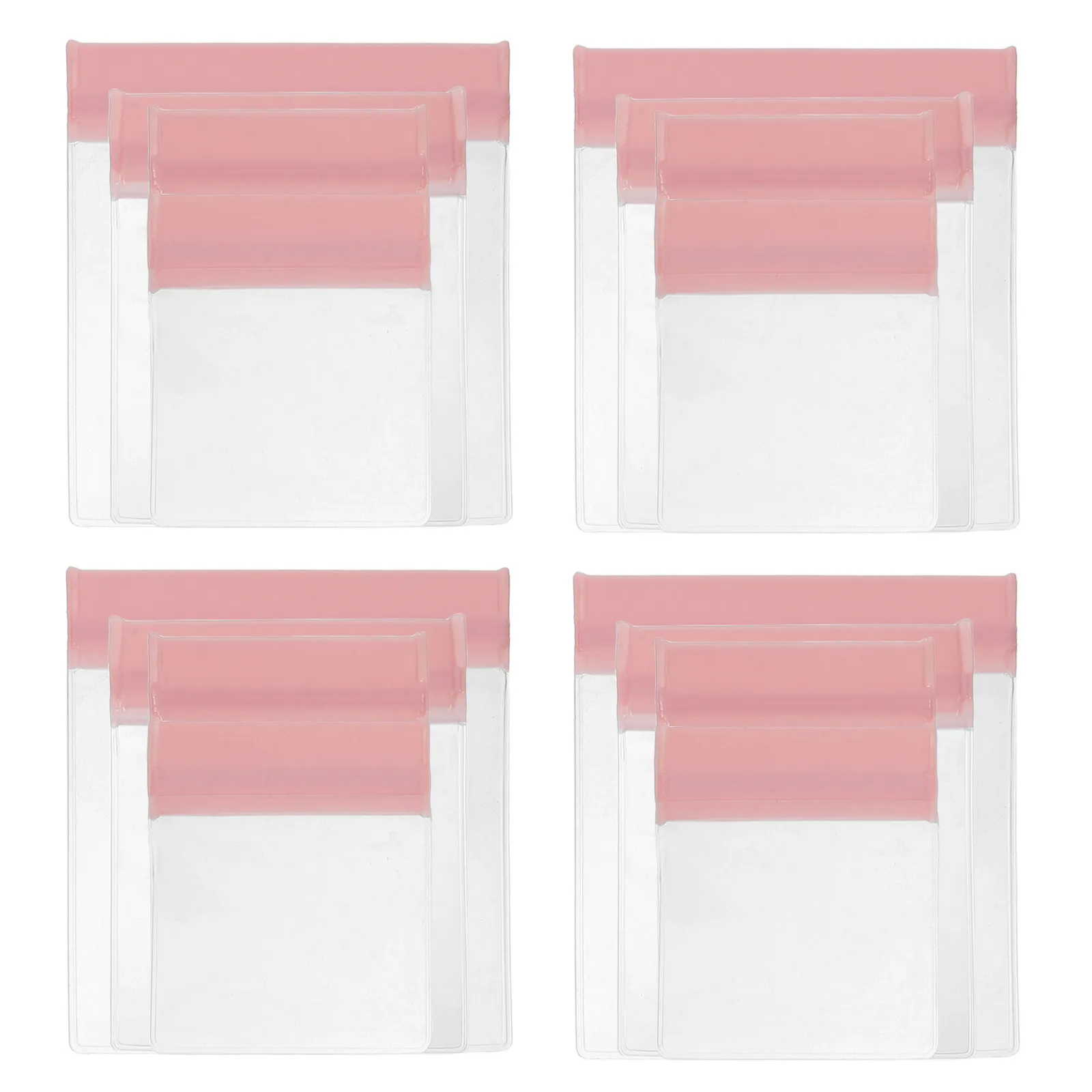 24Pcs Clear Jewelry Bags Transparent Eva Self-Seal Pouches for Necklaces Earrings Rings Anti-Tarnish Moisture Protection Travel