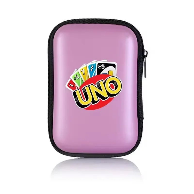 UNO Travel Zipper Case Carry Pakiet do przechowywania kart do gier planszowych dla dzieci Fan Entertainment Card Holder Mini Bag