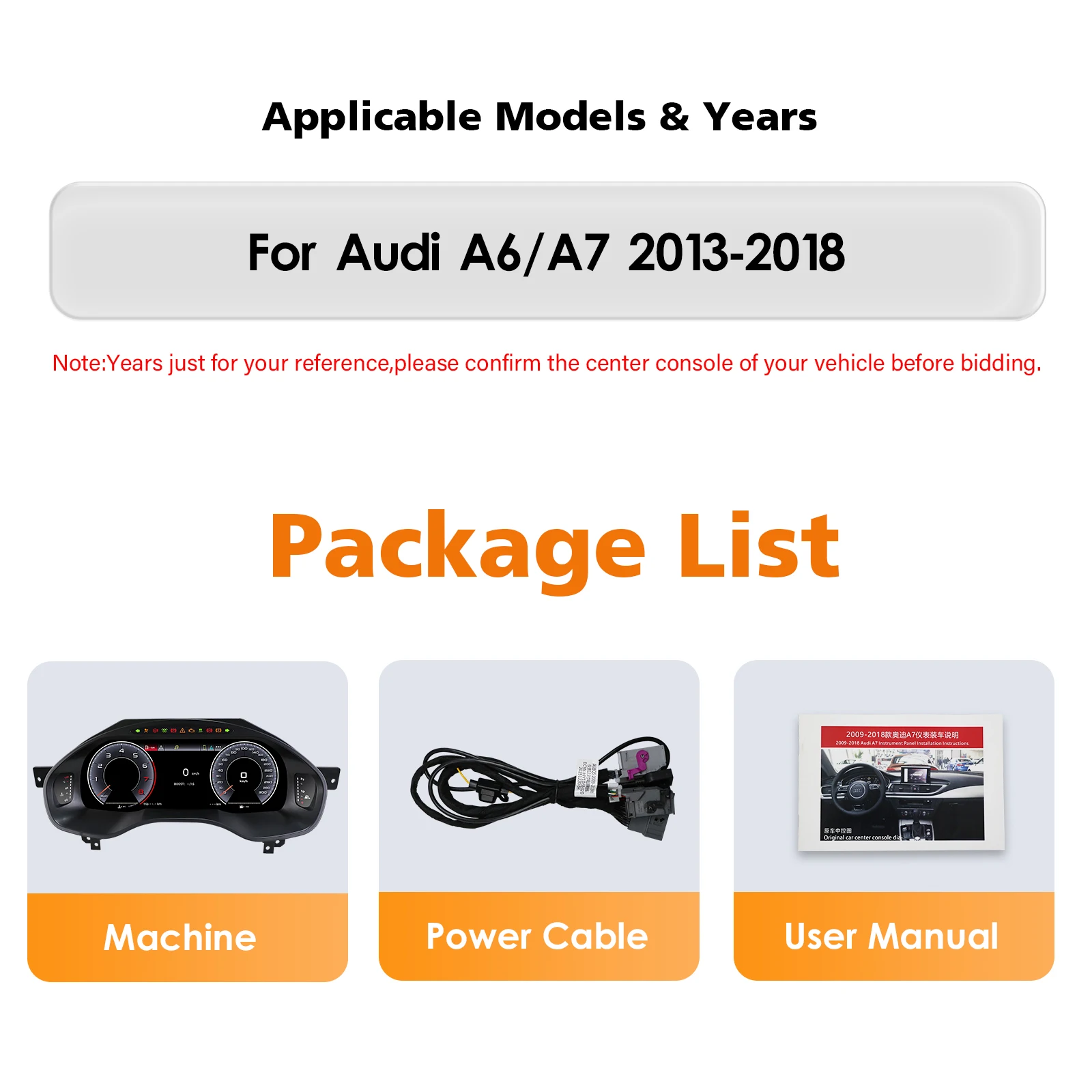 Hizpo Auto Lcd Dashboard Panel for Audi A6 A7 2013 - 2018  Instrument Display Snelheidsmeter Speedometer Cluster Virtual Cockpit
