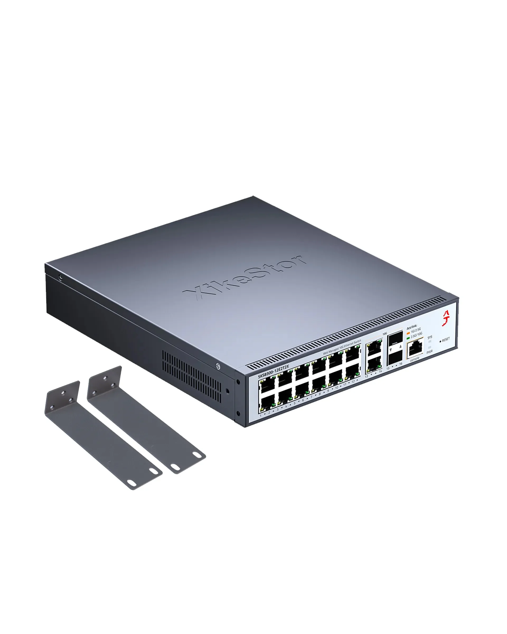 Xikestor SKS8300-12E2T2X 16ポート レイヤー3 マネージドスイッチ 12
