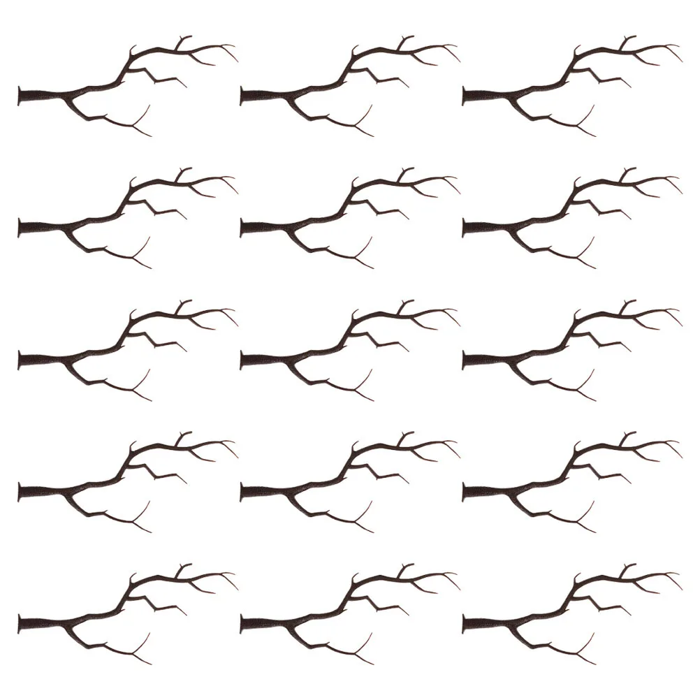 

16pcs Christmas Reindeer Antler Hair Accessories Resin Plastic Tree Branches For Holiday Party Decorations Photo Props Diy Craft