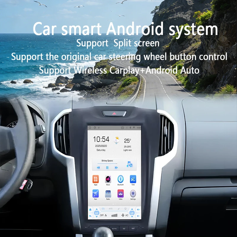 

Для Chevrolet S10 - подходит для Suzuki/Isuzu D-MAX Android Экран Автомобильное авторадио GPS Стерео Carplay Мультимедийный плеер WIFI 4G Navi