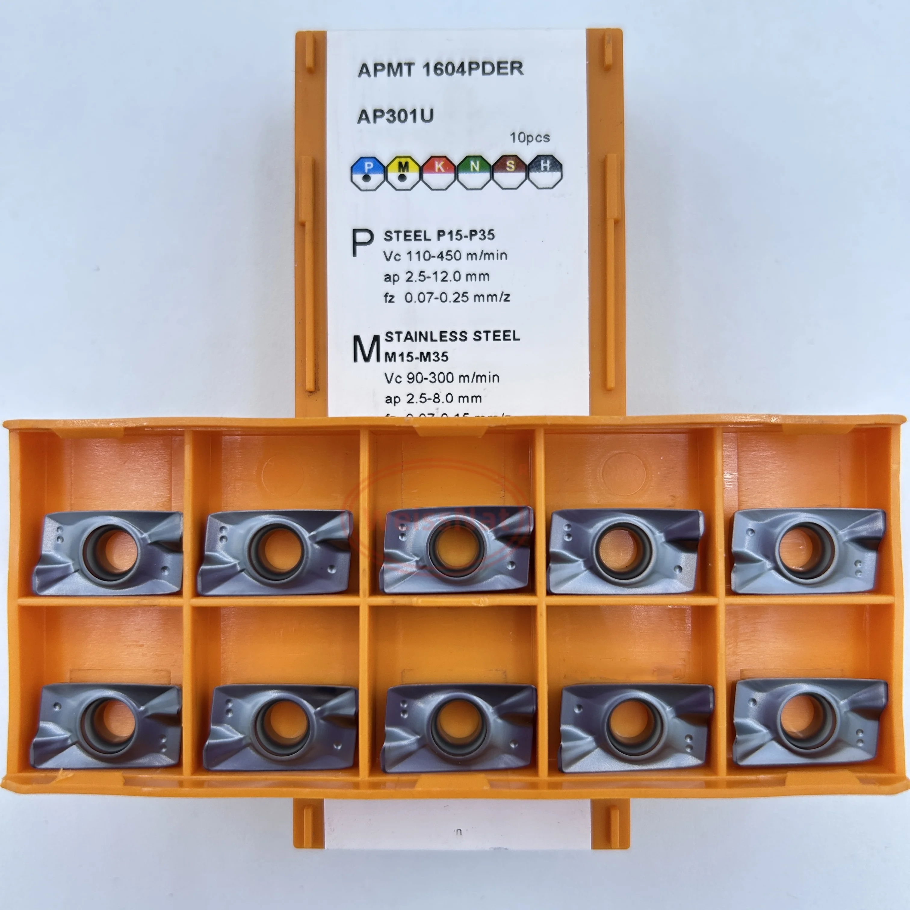 

APMT1604PDER AP301U(N),APMT1135PDER AP351U AP251U Твердосплавные пластины Фрезерная пластина APMT