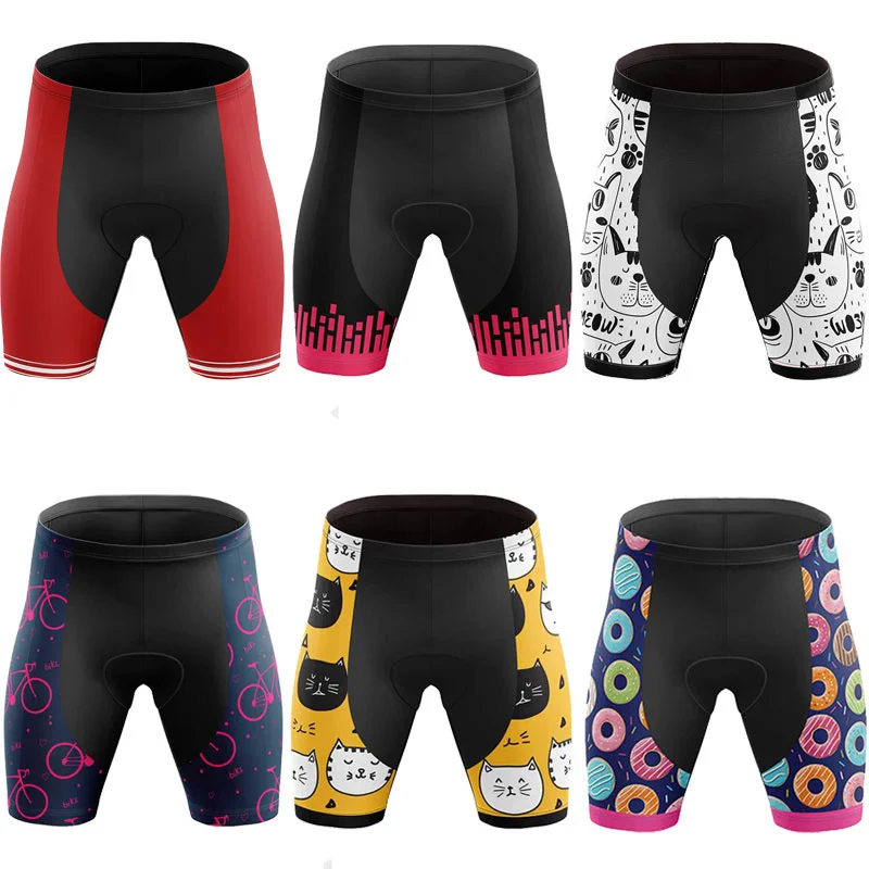 Women\'s Cycling Shorts New Mountain Biking Tights for Grils Summer Breathable Quick Dry Anti-sweat Gel Padded Sports Shorts