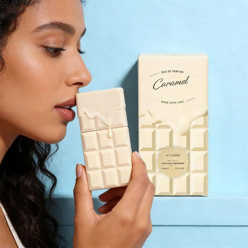 Perfume de Chocolate Dulce de 75 ml para Hombre y Mujer, Eau de Toilette Natural de Larga Duración, Fragancia Gourmet de Diseño