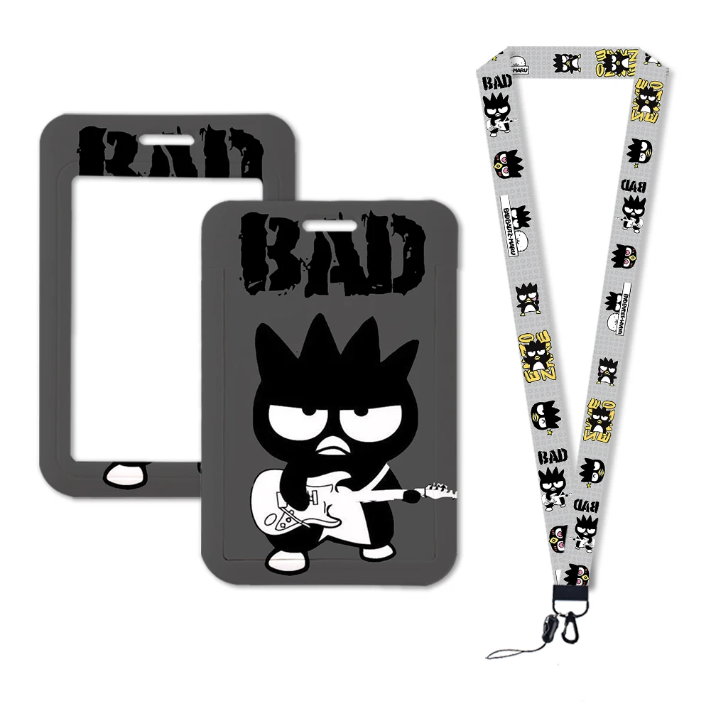 Lanyards Card Neck Strap Badtz-maru Cool ID Badge Holder rings Accessories Gifts Chain Holder Hang Rope