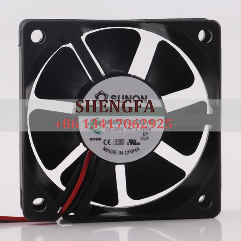 

SUNON MB60202V2-0000-A99 чехол вентилятор с двумя шарикоподшипниками 60x60x20 мм 24 В 1,16 Вт 6020 6 см инверторный охлаждающий вентилятор