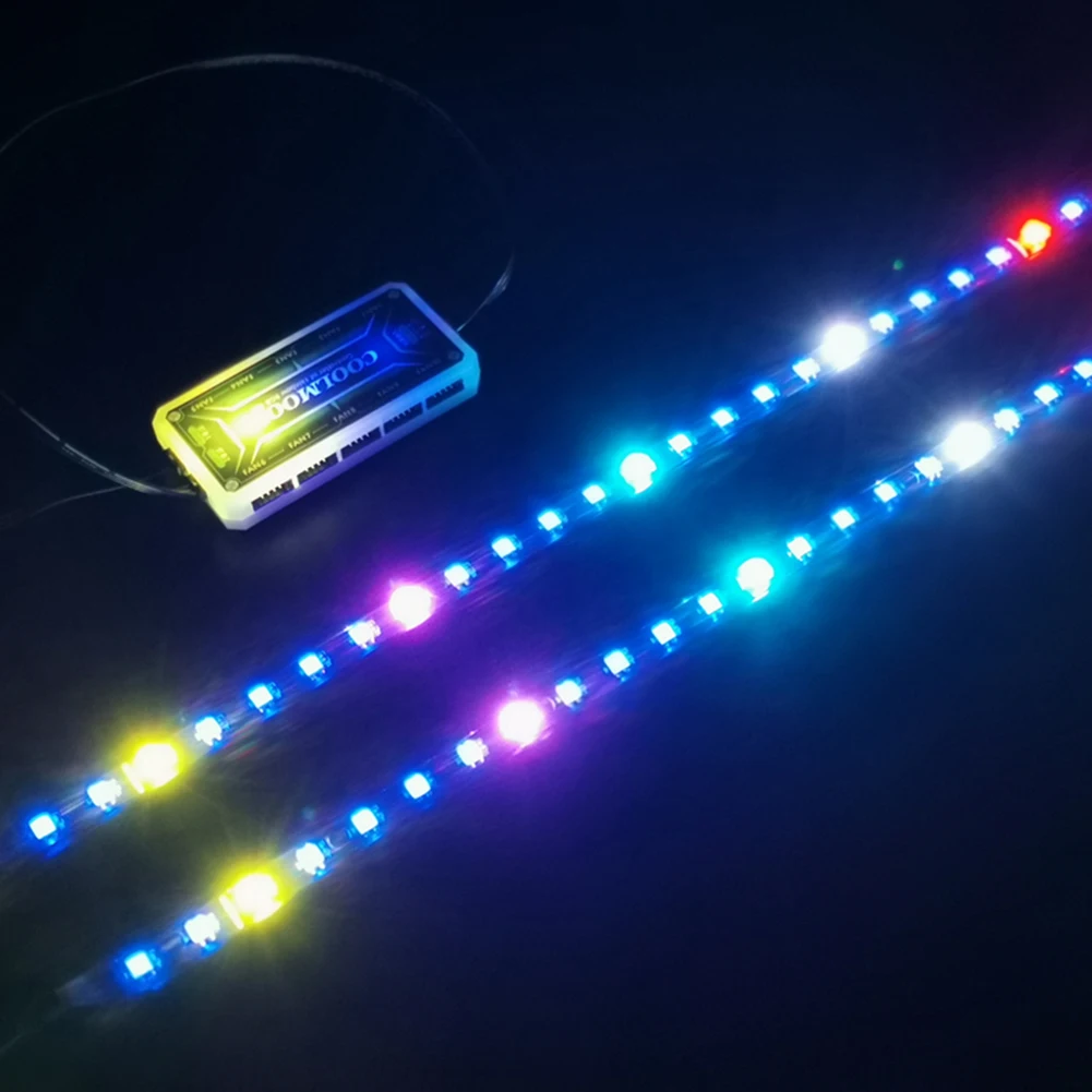 الكمبيوتر 5 فولت ARGB الهيكل شرائط مصباح SATA 3PIN كمبيوتر مكتبي RGB شريط مصابيح اللوحة الرئيسية الإضاءة ديكور
