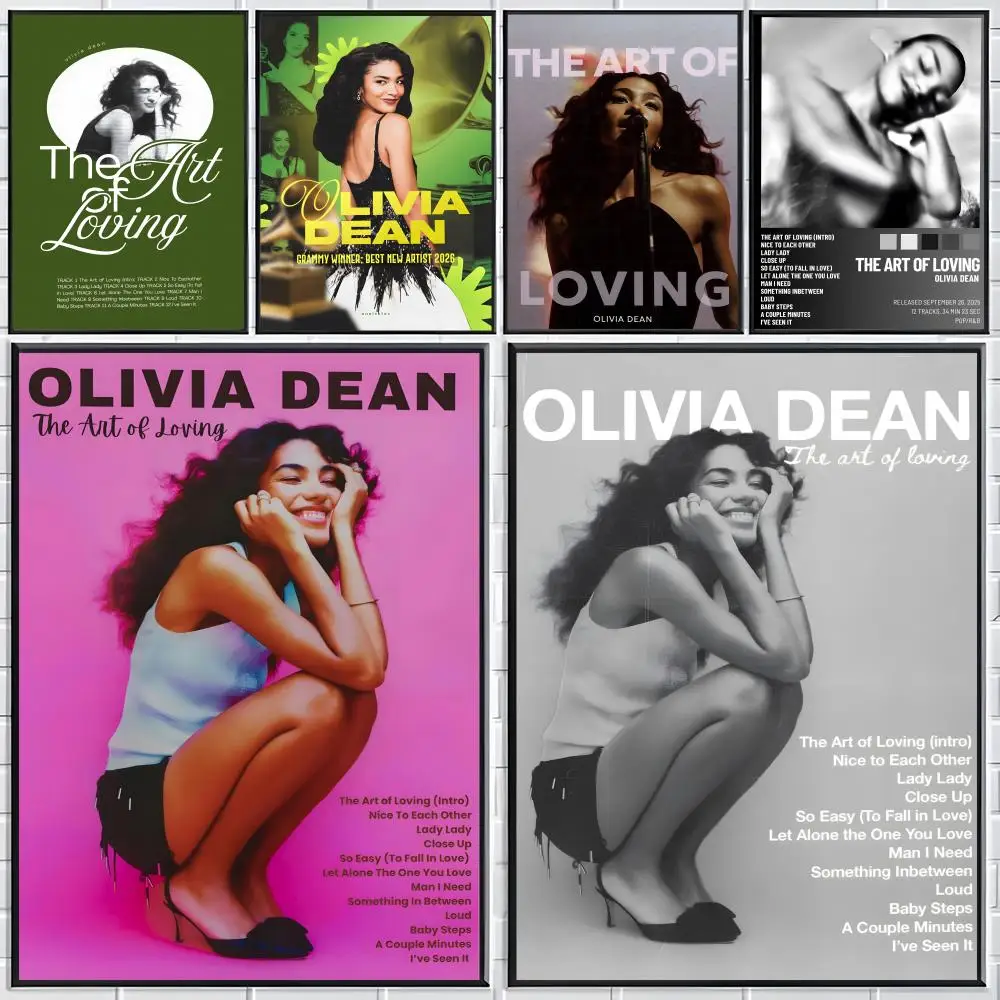 O-Olivia Dean Poster Classic poster and wall art prints are suitable for living rooms, bedrooms,and home