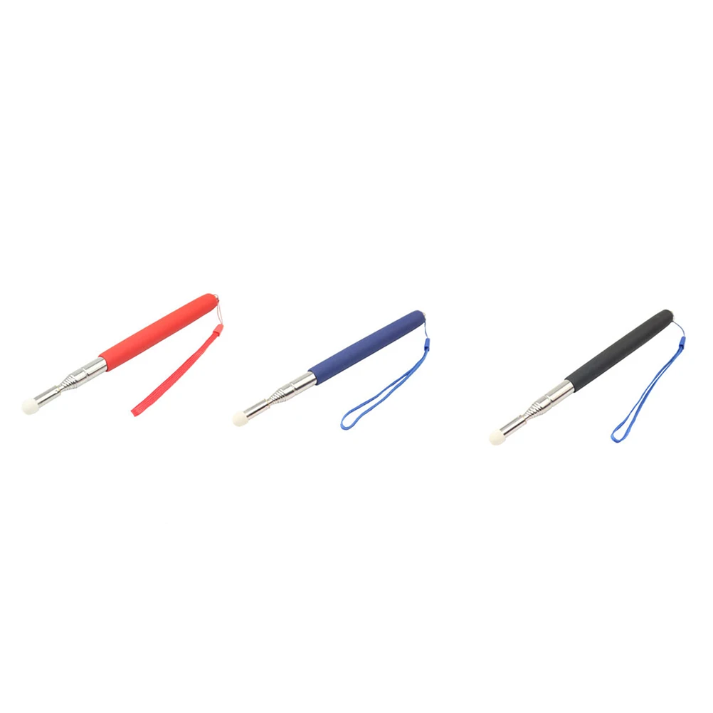 

3 Pcs Pointer Pen Teaching Hand Extendable Stainless Steel Telescopic Retractable