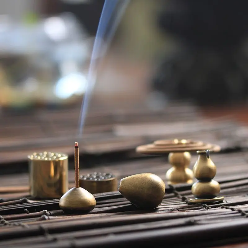 Brass porous incense insert small copper incense insert incense burner incense holder thread incense