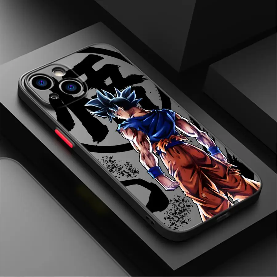 Phone Case For iPhone 17e 17 16 15 14 13 12 11 Mini Pro Air  Max X XR XSMax  Plus Matte Clear Cover D-Dragon Ball Saiyan Goku view 3