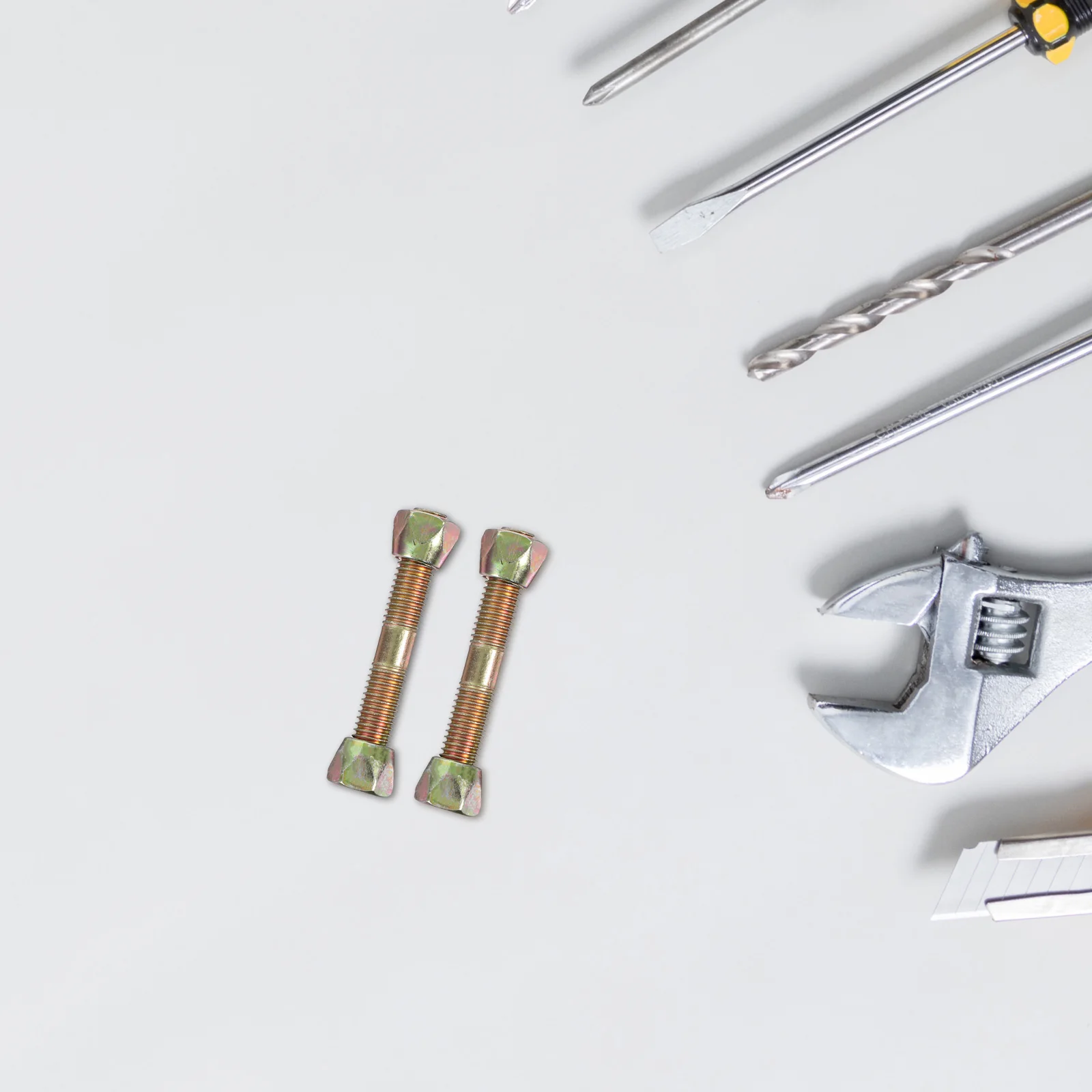 

2 Pcs Hanging Basket Accessories Swing Chair Cradle Screws for Installation Metal