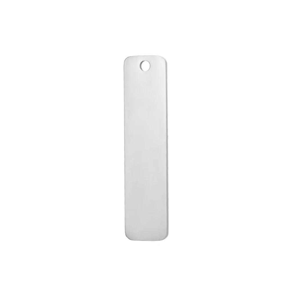 CARLIDANA High Quality Shiny Stainless Steel Square Round Charm Pendant Logo Tag Laser Engrave for Bracelet Necklace Fittings
