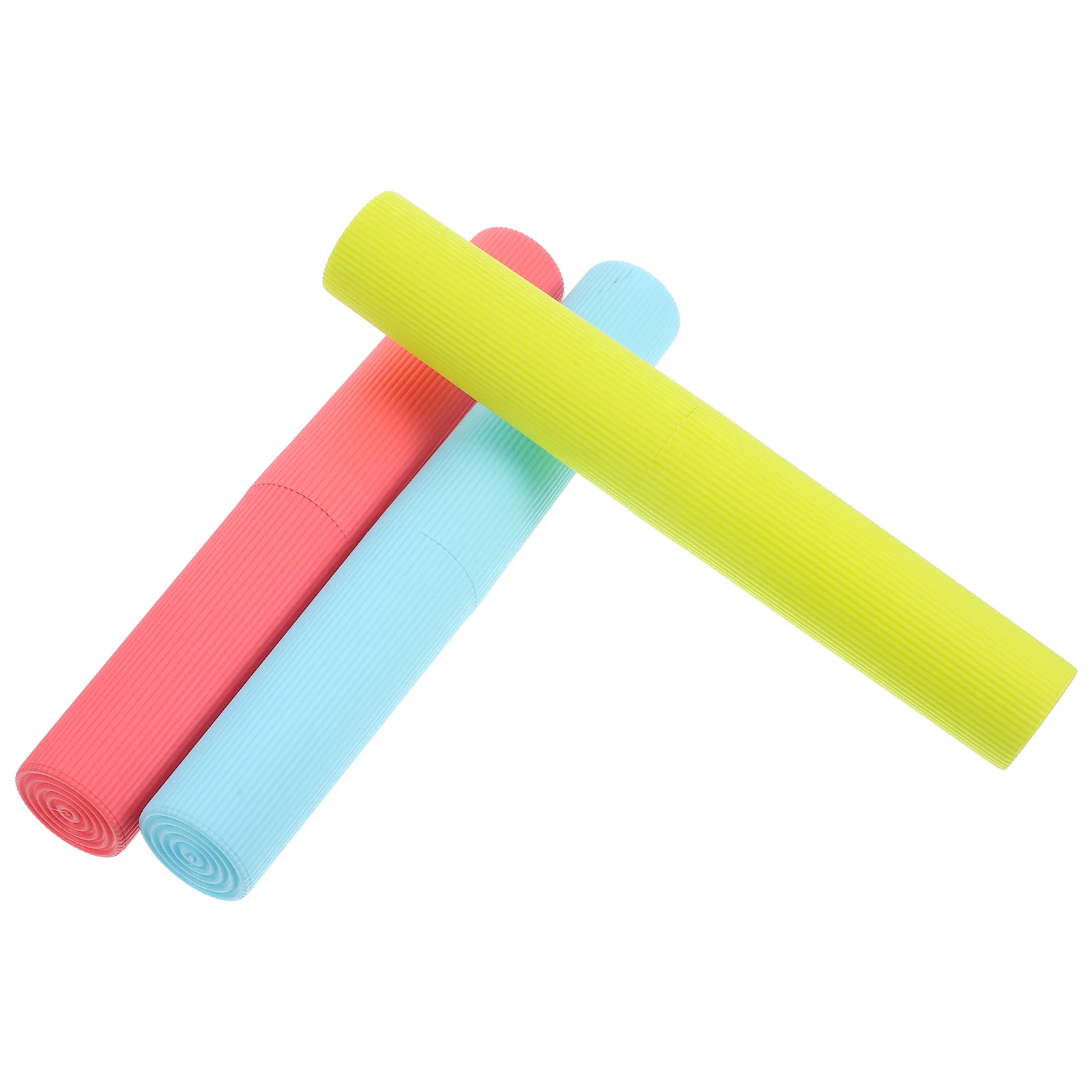 

3 Pcs Macaron Color Toothbrush Case Anti Slip 20x3cm Travel Container for al Travel Toothbrush HOLDER