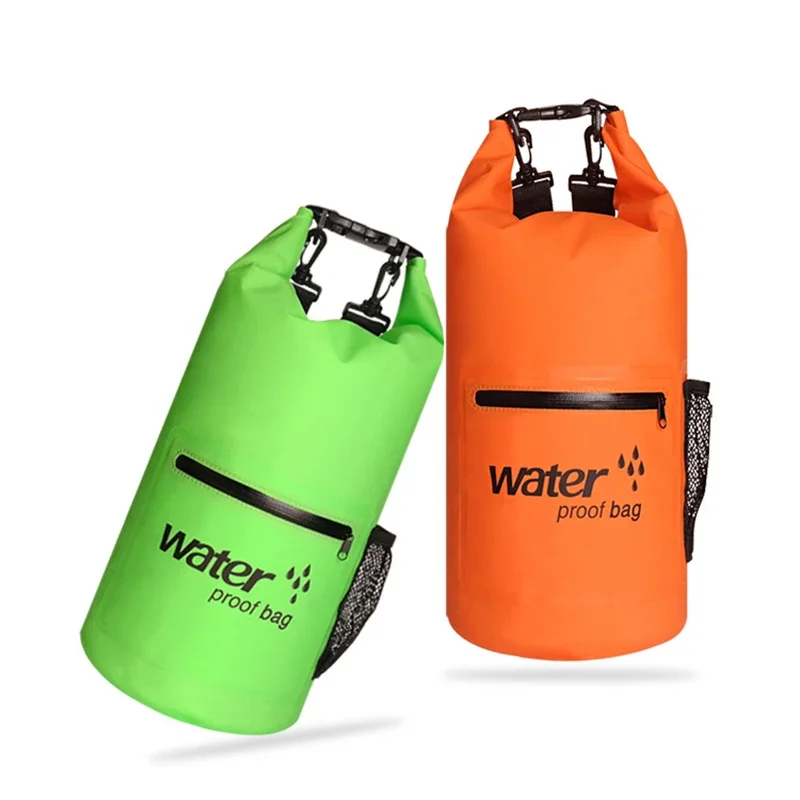 Outdoor Dry Bags Waterproof Swimming Backpack PVC Light Weight Phone Pounch Floating Boating Kayaking Camping bags