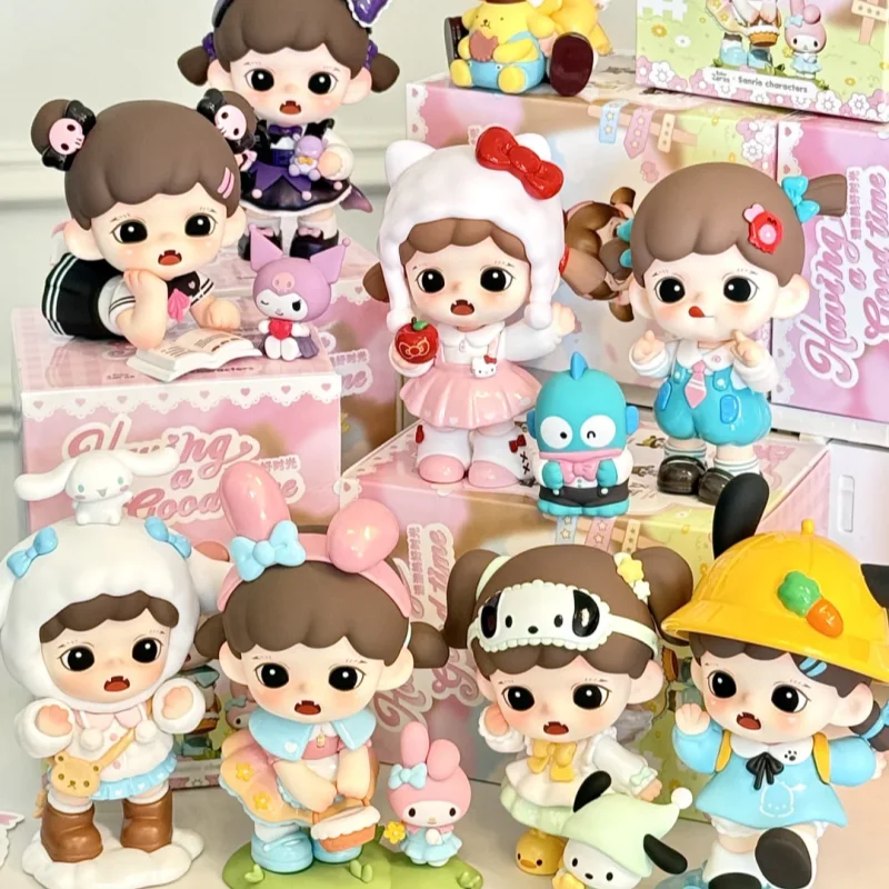 

2025 New Genuine Having A Good Times Series Blind Box Anime Figurine Pvc Model Doll Cute Zoraa Mystery Box Collecte Toy Gifts